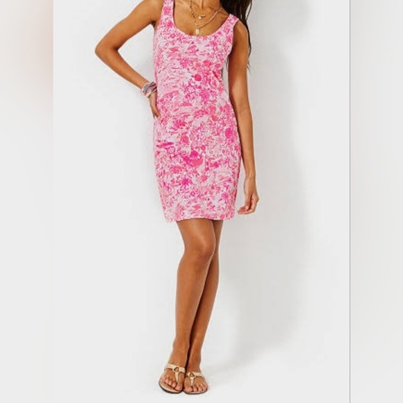 Lilly Pulitzer knee length bodycone dress. Reposhing, too large on me. NWT - Picture 1 of 11
